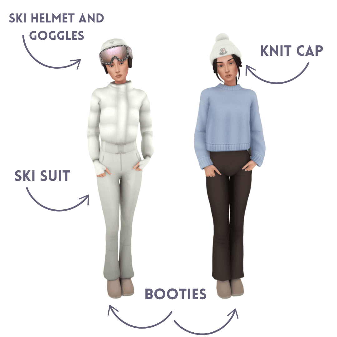 Галерея мода Набор для горнолыжного курорта Chalet Collection #1